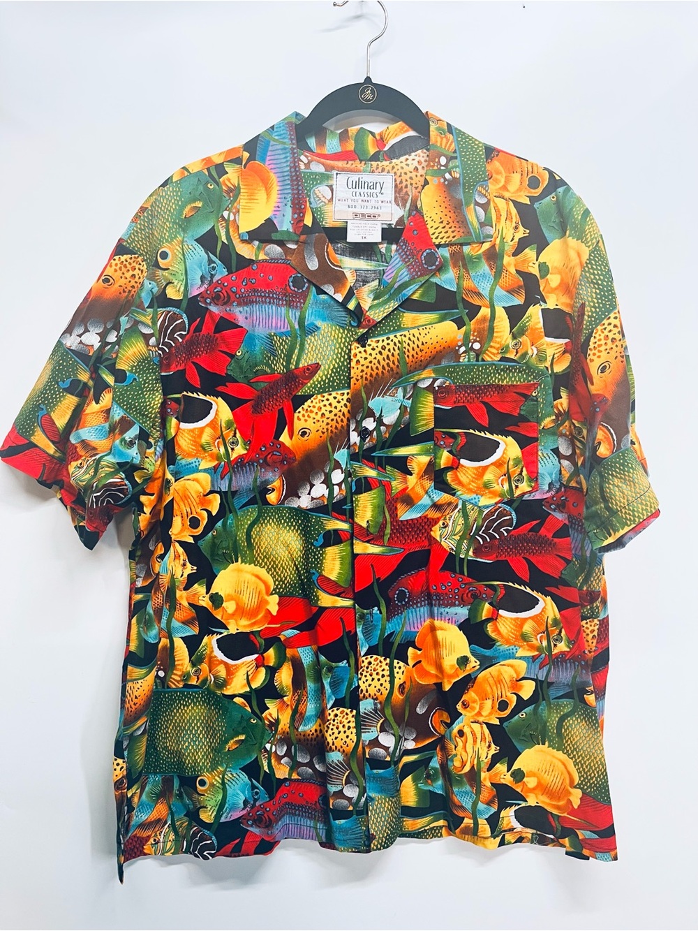 vintage Peco Culinary Classics tropical fish all-over